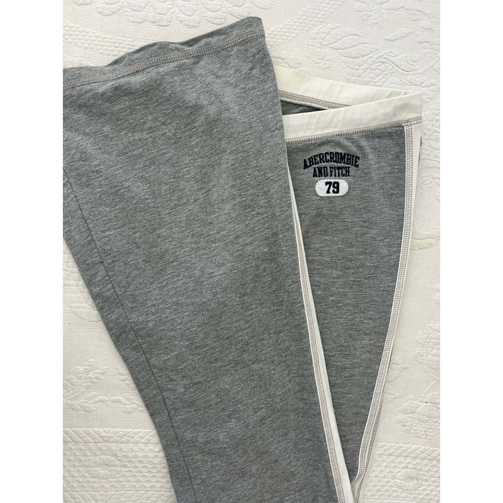 Y2K Abercrombie & Fitch Low Rise Flare Pants Women's Small Flare Athletic Sweats - Picture 11 of 16